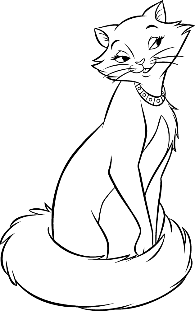 dachis cat coloring pages - photo #2